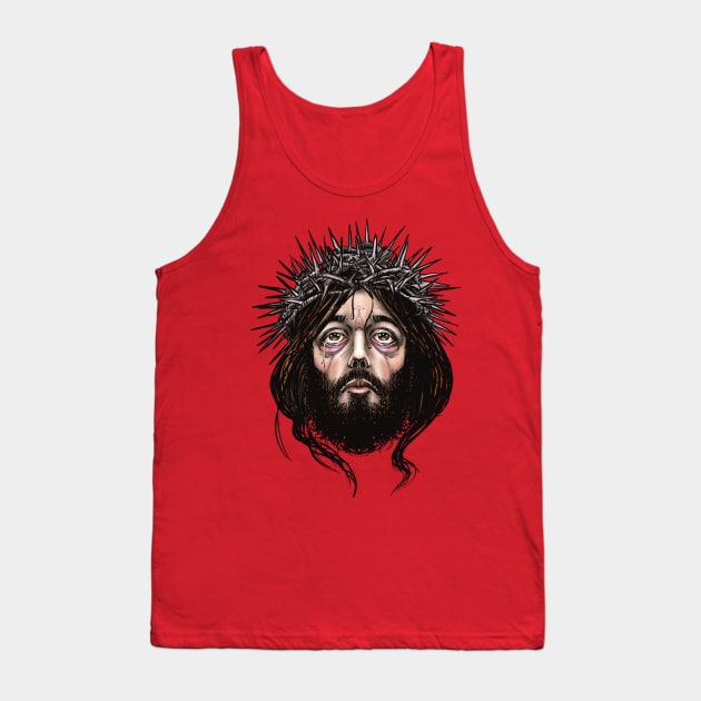 jesus Tank Top by Paskalamak